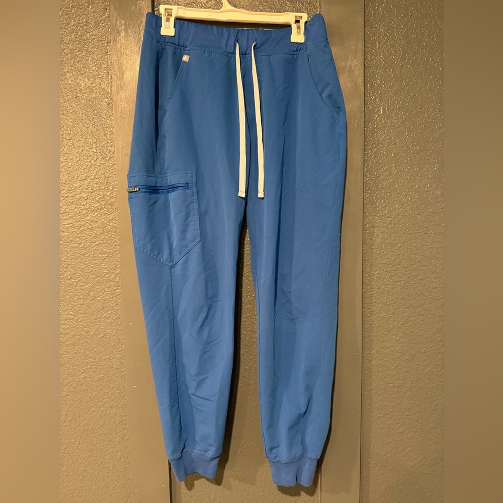 Figs Royal Blue Jogger Scrub Pants Size Medium